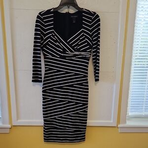 White House Black Market Striped Dress Sz. 2